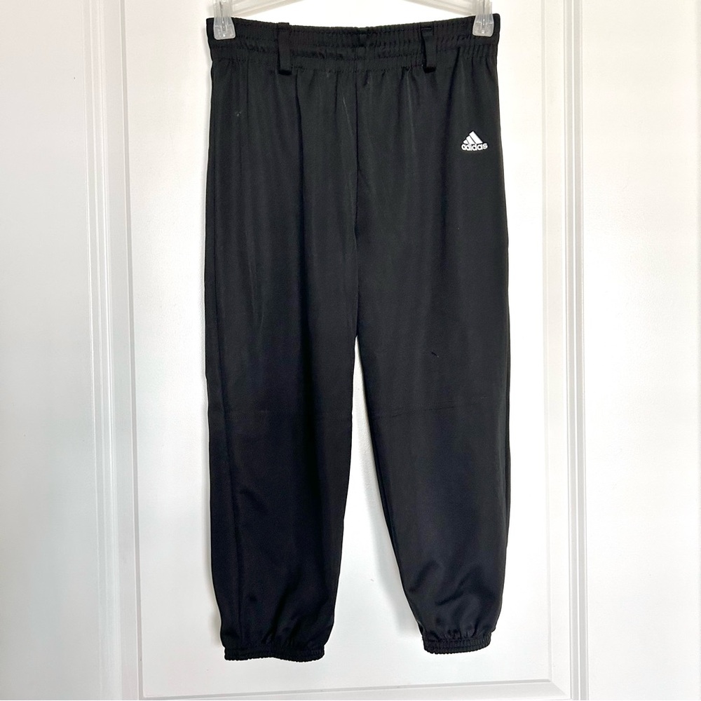 Adidas (YS) Black Softball/Baseball Pants w/ Adjustable waistband